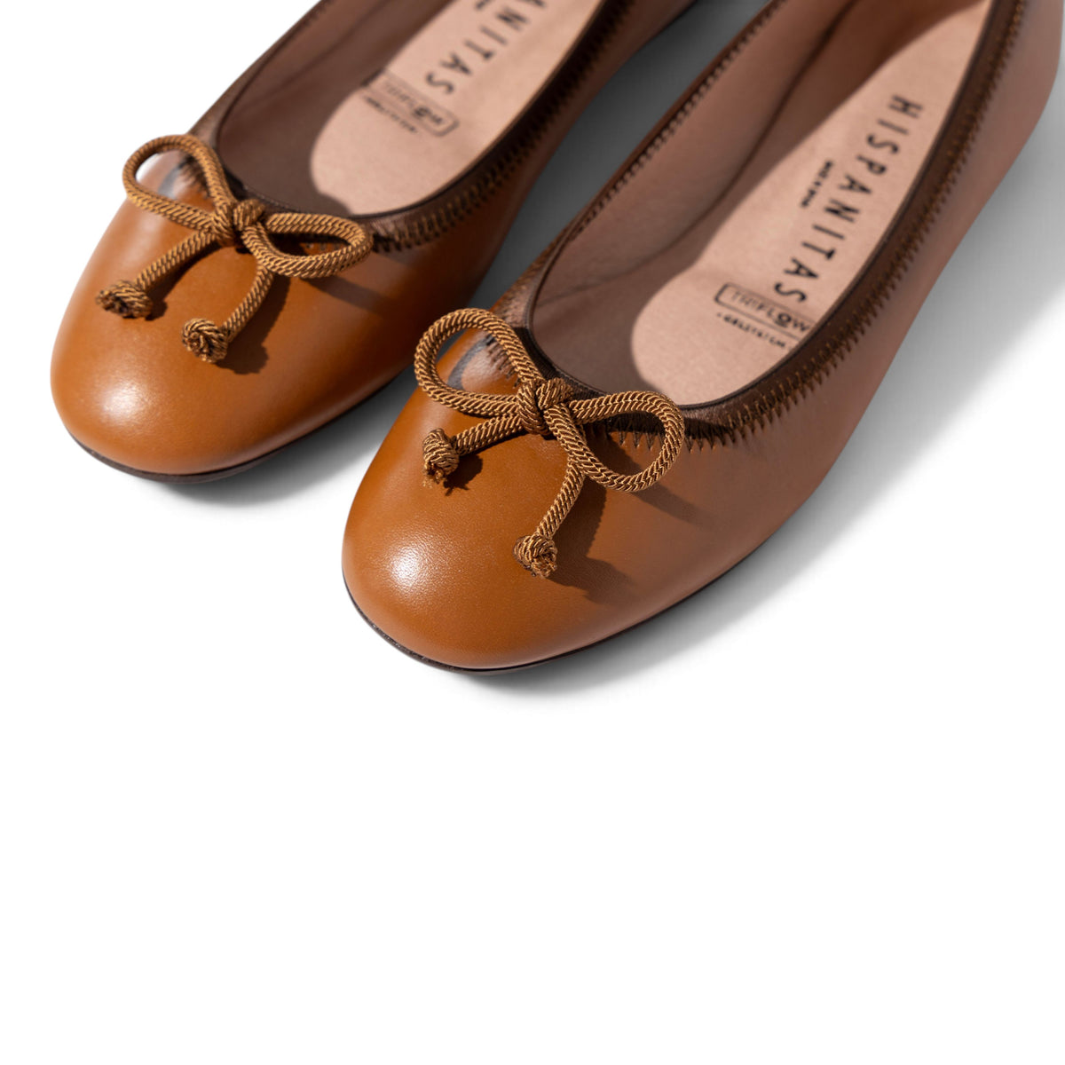 Mornings in Madrid Leather Ballet Flat – Hispanitas 3731 – Cuero