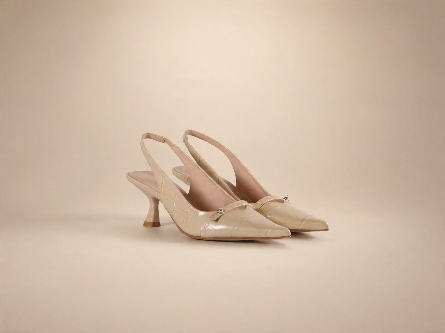 INÉS-Croc Beige