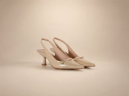 INÉS-Croc Beige