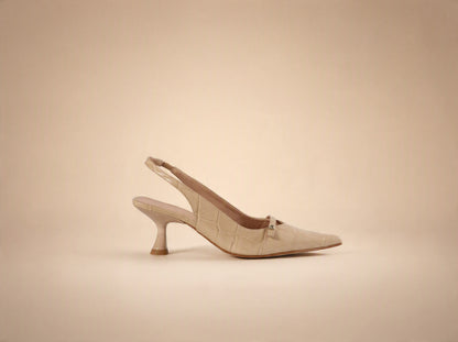 INÉS-Croc Beige